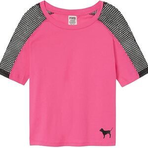 Victoria-s-secret Women's Pink and Black Shirt